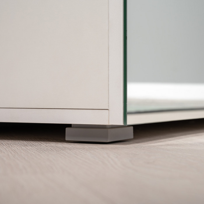 Октава Прихожая 25, цвет белый шагрень/дуб крафт золотой/фасады МДФ белый шагрень, ШхГхВ 193,7х35,4х197,6 см., универсальная сборка