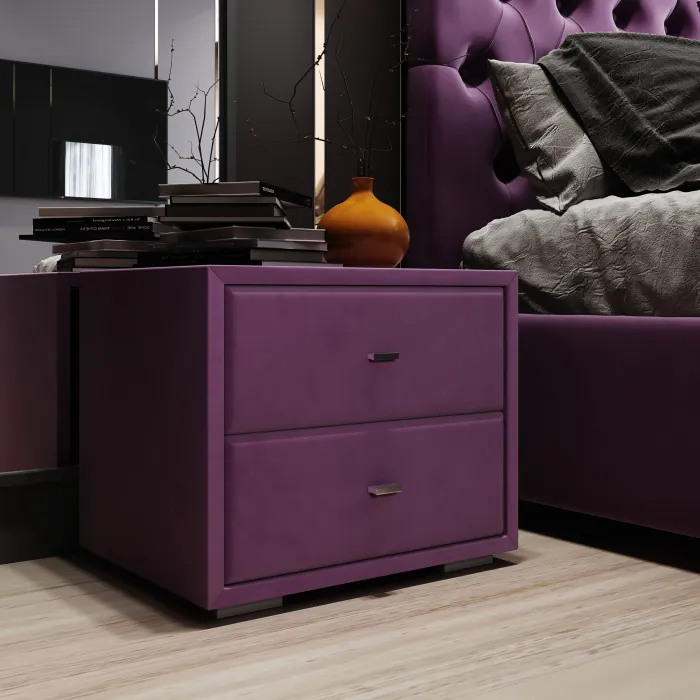 Тумба прикроватная интерьерная винный