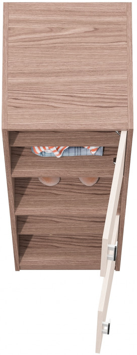 Пенал С-МД-СК9П к компьютерному столу С-МД-СК9, цвет ясень шимо светлый/ясень шимо тёмный, ШхГхВ 43х45х160 см., универсальная сборка