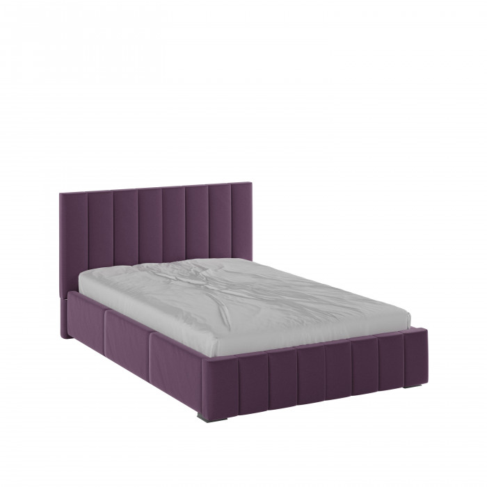 Нега Кровать интерьерная 140 винный, ортопед