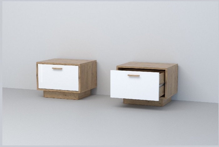 Эго Тумба Т-5 ПД (Камень Темный/Бетон Светлый)