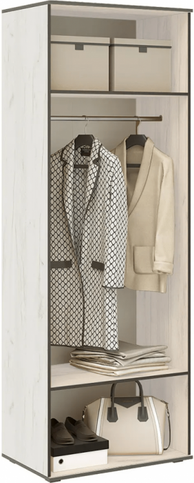 Норд Прихожая, композиция №3, Дуб крафт белый/Дуб крафт белый