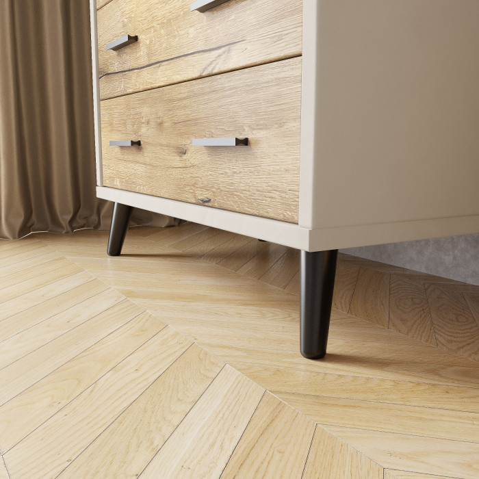 Комод интерьерный Ланс бежевый/мдф дуб канадский