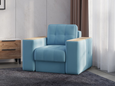 Кресло Виконт, Светло-голубой