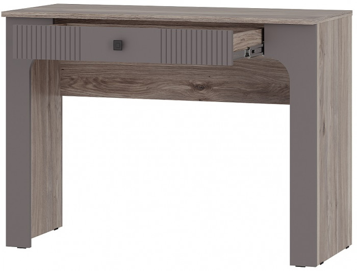 Стол туалетный "Кассандра" СТ-02 Дуб Смоки/MF14 Муссон софт