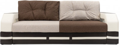 Диван-кровать Манчестер, еврокнижка, рогожка/экокожа, 150х195, комби