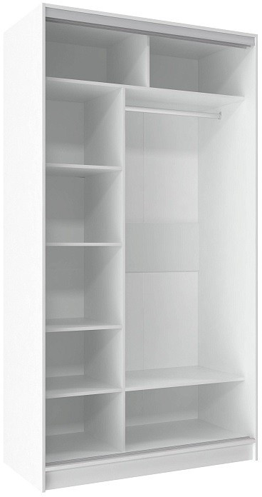 Шкаф-купе двухдверный 1200 Домашний Белый