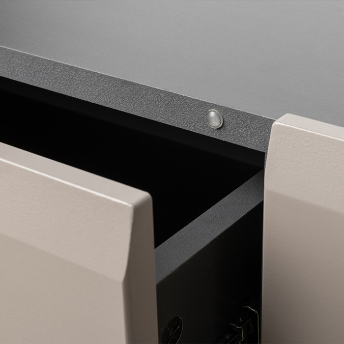 Сидней Комплектация № 127, корпус: антрацит/фасады: МДФ веллюто капучино