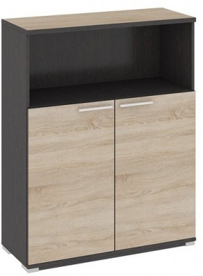 Успех-2 ПМ-184.14 Тумба с 2-мя дверями (Венге Цаво, Дуб Сонома)