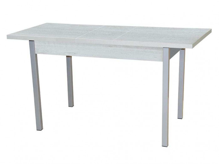 Колорадо стол обеденный раздвижной / бетон белый/металлик