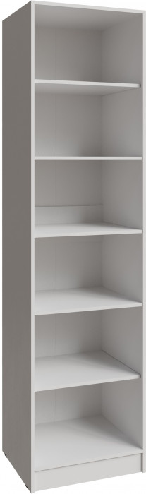 Шкаф Мадрид (0,6) с полками без зеркала, Белый