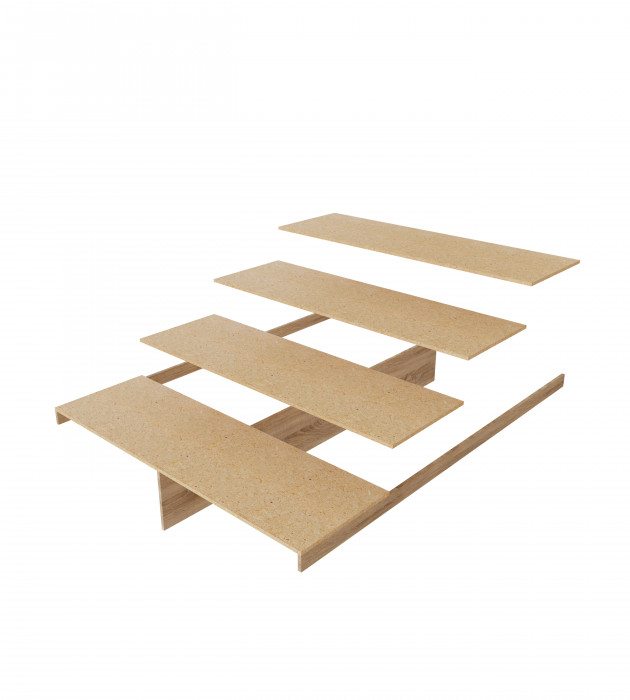 Ричард Кровать РКР-2 (1,6) с настилом ДСП, Орех донской