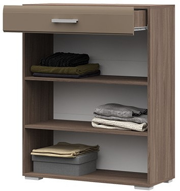 Прихожая Вегас Комод  800х985х350 шимо темный/кофе с молоком