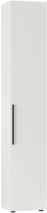 Эйр Гостиная 16.324.01 Шкаф-пенал, цвет белый шагрень, ШхГхВ 40х38,1х219,5 см., универсальная сборка