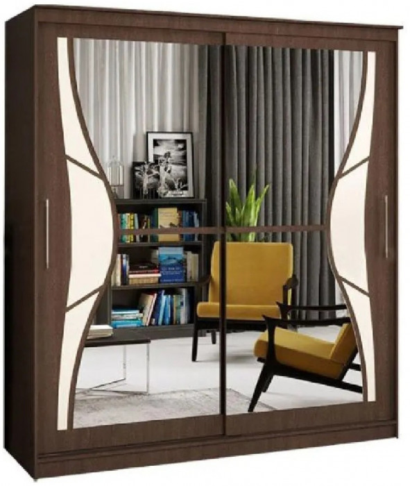 Шкаф-купе Элегант 1 1700 (Сандал светлый)