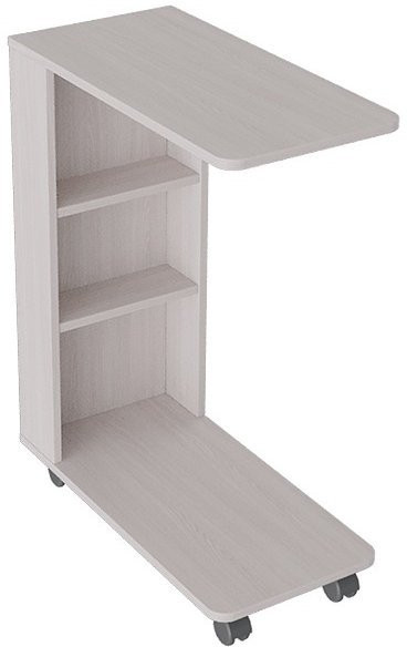 Стол журнальный тип 14 (Дуб Крафт Белый)