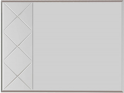 &quot;Кимберли&quot; З-04 белый/зеркало