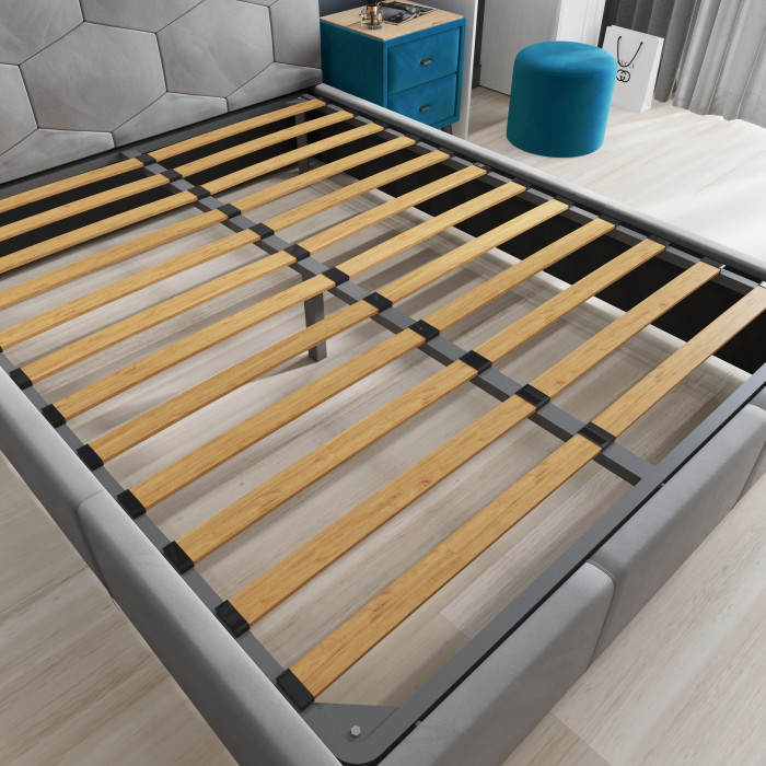 Манука Кровать интерьерная 120 изумруд, ортопед