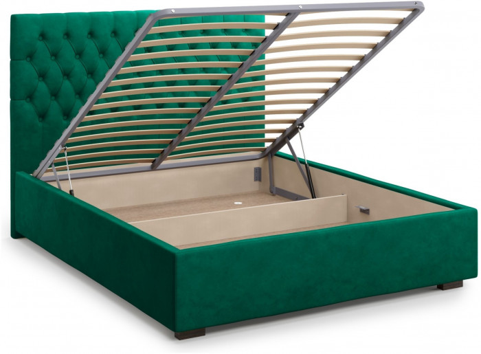 Кровать Nemi 160 с подъемным механизмом, Velutto 33