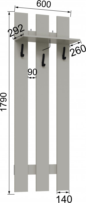 Вешалка Мадрид (0,6), Кашемир