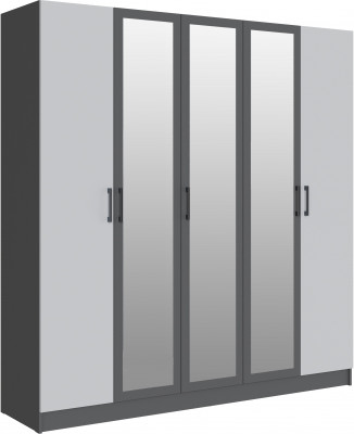 Шкаф Вегас 2000, Графит серый/Камень серый
