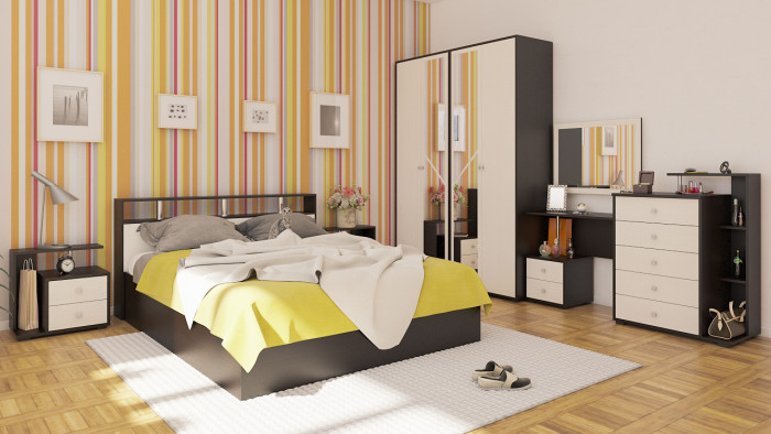 Камелия Комод, венге/дуб лоредо