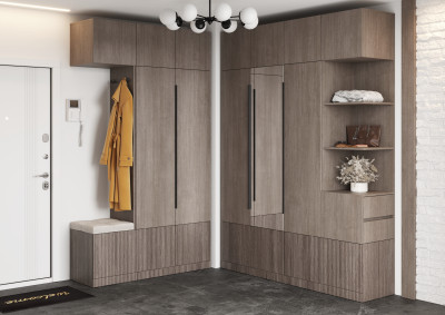 Модульная прихожая Кантри, композиция 6