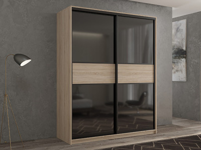 Шкаф-купе Кааппи 12 Сонома Светлый 120х60х230 см