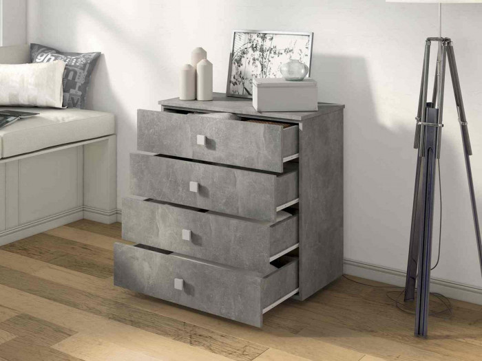 Комод Лофт-4 Бетон ателье
