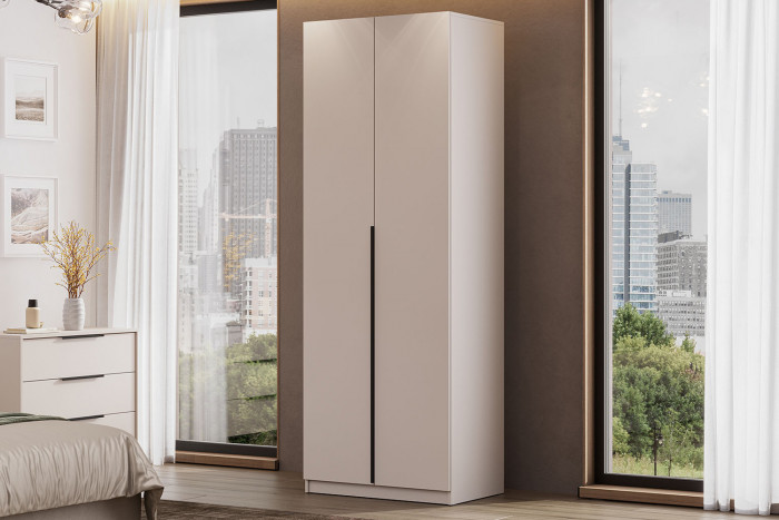 Шкаф распашной с наполнением (5 полок) ШК 5 (800), Меланж