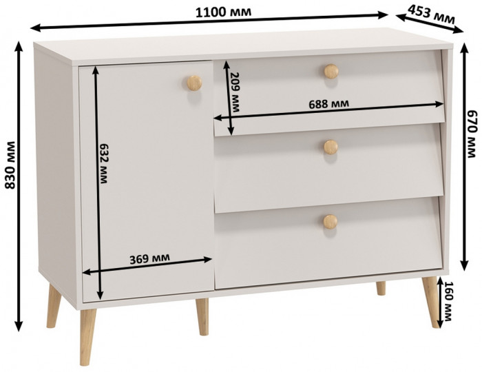 Афина Спальня 41-1600, цвет кашемир серый, сп.м. 1600х2000 мм., б/м, основание есть - фанера