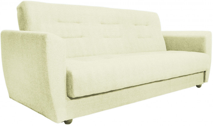 Раскладной диван-кровать, прямой, книжка, цвет бежевый, Лира 140х190