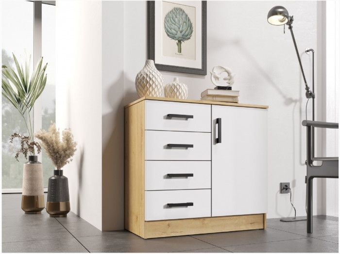 Комод К800-1Д (Ясень шимо)