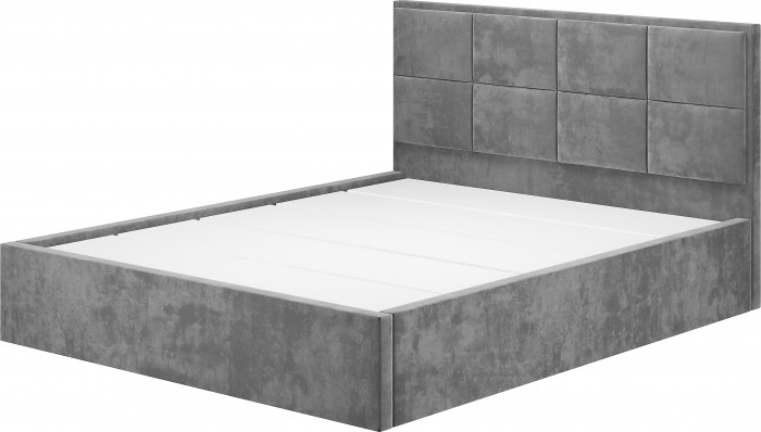 Кровать 160х200 с настилом ЛДСП Линда КР-16, Хром