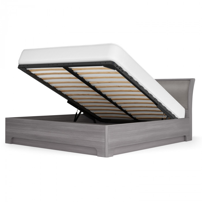 Кровать-3 с подъемным основанием 1400 экокожа Парма Нео