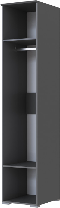 Модульная спальня Плейона, набор 1, Графит серый