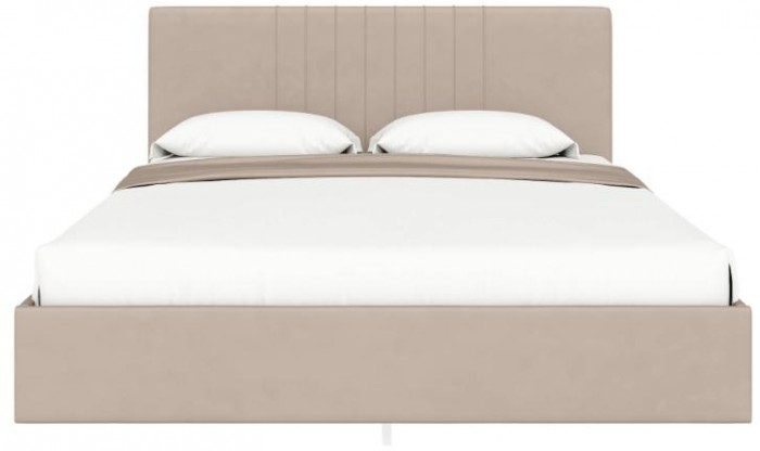 Кровать с латами Соло 160*200, Светло-бежевый