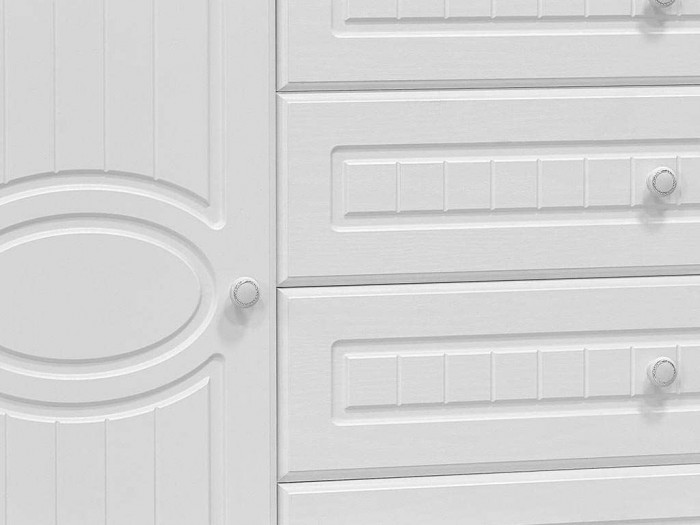 Гостиная Монако-5 белое дерево