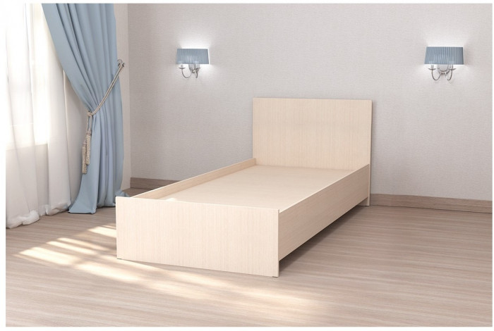 Кровать арт.032, низкий щиток, 90 (Дуб Крафт Золотой)