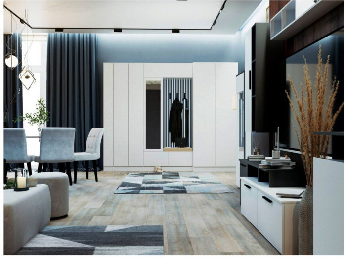 Прихожая Руэлла, композиция 1, 270х220х530 белый