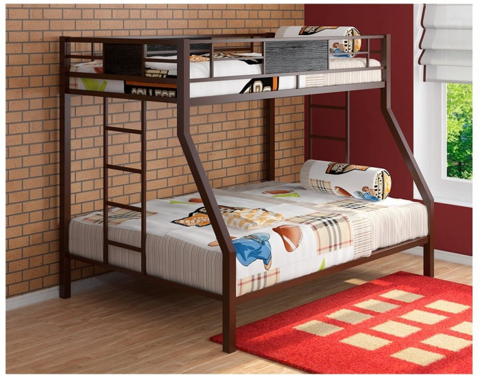 Двухъярусная кровать Гранада 140 (Серый)