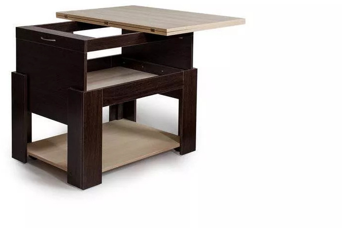 Стол журнальный-трансформер СЖТ-1 Венге/Ясень
