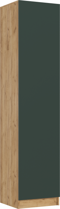 Модульная прихожая Роджина, композиция 1, Дуб крафт/Изумрудный