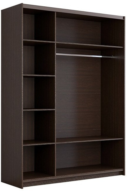 Шкаф-купе Иннэс-5 1400 Ф3/Ф3, Бодега белая