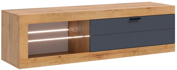 Прага Модульная Гостиная, вариант №1, вотан/Графит