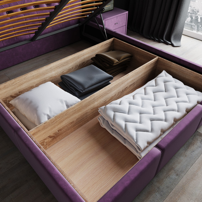 Октавия Кровать интерьерная 160 атлантида ромб, ПМ