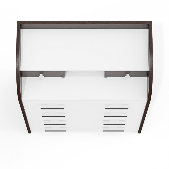 Комод С-МД-К6 (Шесть), венге/белый шагрень