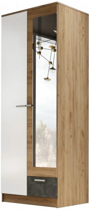 Адель Шкаф 0,8 платяной (Венге / лоредо)