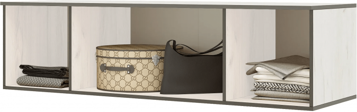 Норд Антресоль к шкафу (1600) (Дуб Крафт белый)