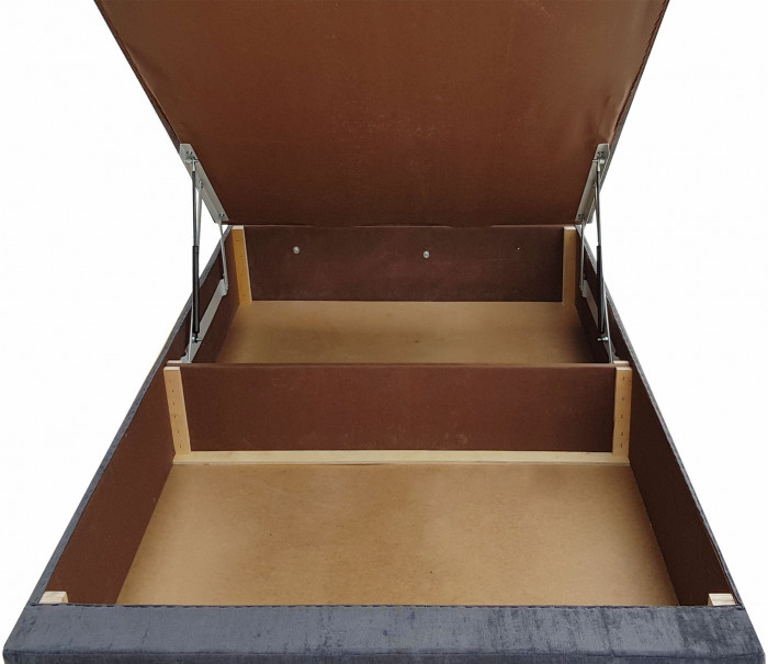 Кровать Атланта с мягкой обивкой с матрасом, 120, бежевая